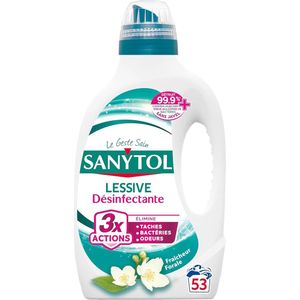 Sanytol - Desinfecterend Wasmiddel - Witte Bloemen - 2,65 L - Bactericide en Virusdodend