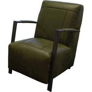 Fauteuil - Rosetta - leer Colorado groen 08