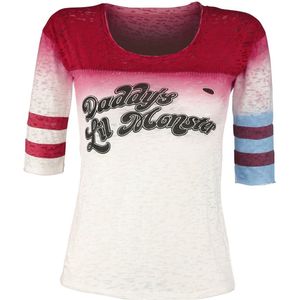 Suicide Squad Harley Quinn - Daddy's Lil Monster Shirt met lange mouwen meerkleurig S Dames