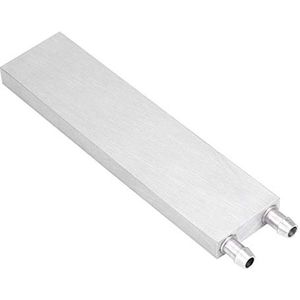 Waterkoelblok, aluminium koelblok voor het koelen van waterkoelradiatorsystemen voor laptops. (40 * 160 * 12 mm)
