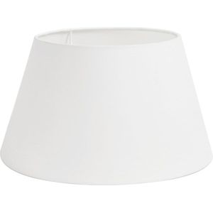 Light & Living Drum Lampenkap Polycotton - Wit - 45x35x25cm - voor Tafellampen, Staande lamp