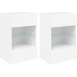 vidaXL-Tv-wandmeubels-met-LED-verlichting-2-st-40x30x60,5-cm-wit