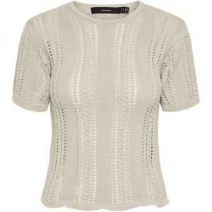 VERO MODA - VMNORA SS O-NECK TOP POP - Dames - Gebreide truien