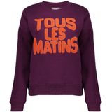 Geisha - Tout Le Matins - Trui - Paars/Oranje - Dames