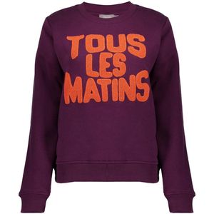 Geisha - Tout Le Matins - Trui - Paars/Oranje - Dames