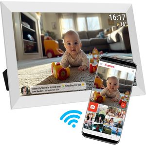 Denver Digitale Fotolijst 15.6 inch - XL - Full HD - Frameo App - Fotokader - WiFi - 32GB - IPS Touchscreen -PFF1504