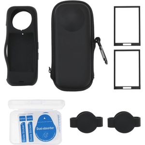 Camera Beschermingskit voor Actiecamera - Siliconen Hoes, Draagtas, Lensafdekking en Screenprotector