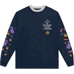 Disney The Nightmare Before Christmas - Ghouls Longsleeve shirt - S - Blauw