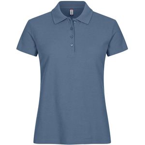 Clique Basic Polo Women 028231 - Staalblauw