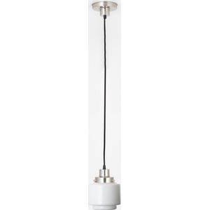 Art Deco Trade - Hanglamp aan snoer Getrapte Cilinder Small 20's Matnikkel