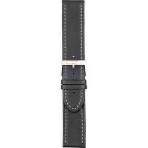 Morellato Horlogebandje - Morellato horlogeband U2195 Tipo Locman - leer - Zwart - bandbreedte 24.00 mm