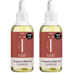 Naïf - Ontspannende Zwangerschapsolie Voordeelset - met Natuurlijke Ingrediënten - 2x90ml