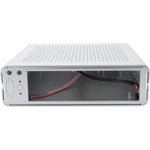 Contetn in html HTPC Chassis DIY Computer Case MiniITX Desktop Computer Aluminium Wit USB2.0 .