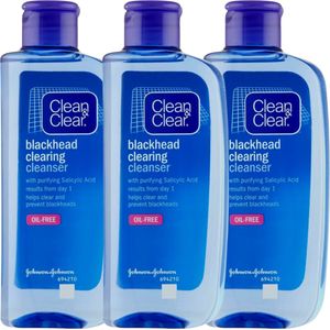 Clean & Clear Blackhead Clearing Cleanser - 3 x