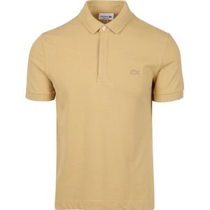 Lacoste - Poloshirt Paris Pique Beige - Slim-fit - Heren Poloshirt Maat L
