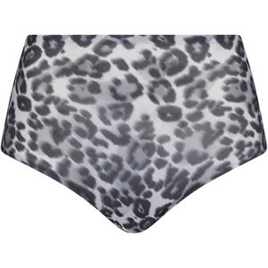 Chantelle - SoftStretch - Slip - Grijs - Hoge Taille - Luipaardprint