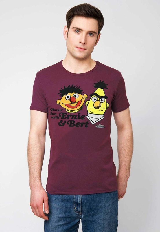 Logoshirt T-Shirt Sesamstrasse - Ernie & Bert