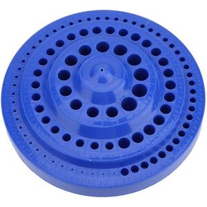 Allecto Premium: Ronde Vorm Hard Plastic Boor Opslag - Boor Organisator - 100 Stks Gat - Handige Opberg Oplossing