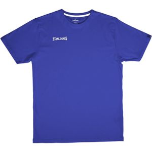 Spalding Essential T-Shirt Heren - Royal | Maat: 3XL