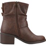 MTNG - Persea - Enkellaarsjes - Zwart - 3 tot 5 cm - Ritssluiting - Casual