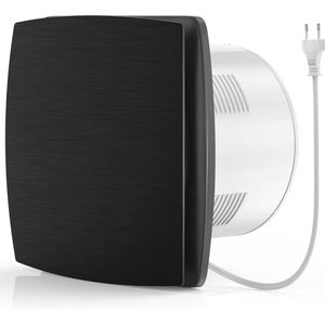 100 mm afvoerventilator stil met terugloopklep voor efficiënte ventilatie - badkamer en keuken