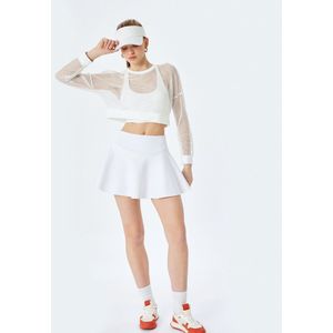 Mini-lengte Hoge taille Hosenrock