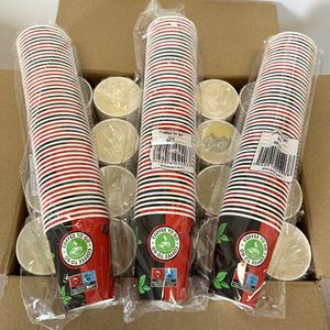 KURTT - koffiebekers to go - 1000 stuks - 8oz/200ml - koffiebeker karton -Drinkbeker - Koffiebeker - Kartonnen Beker - Wegwerpbeker - Papieren Beker