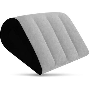 JGS ® Multifunctioneel Opblaasbaar Wigkussen voor Ondersteuning en Comfort tijdens Reizen, Yoga en Kamperen