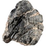 Sera Donkergrijze natuursteen met witte insluitsels Rock Quartz Gray L • 2 – 3 kg