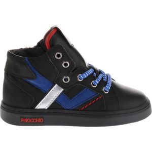 Pinocchio Hoge sneakers Jongens - Zwart - Maat 22