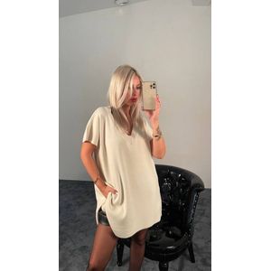 Trui/Korte Mouw/(Rechte Kraag /Zonder Ribbel)SIRMAZA