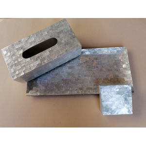 tissuebox tissuehouder tray schaal onderzetters zakdoekhouder