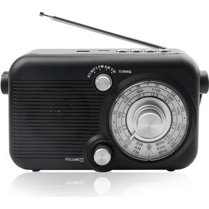 Azomor® Compacte draagbare radio met Bluetooth en MP3-functie voor onderweg