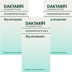 Daktarin Strooipoeder Miconazolnitraat 20mg/g- 3 x 20 gram