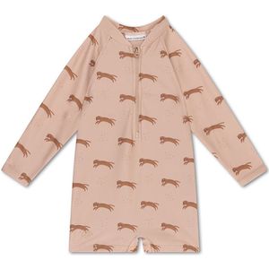 Swim Essentials - Bruin Luipaard - UV Zwempak - Jongens