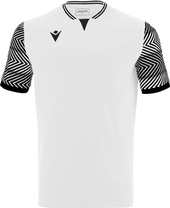 Macron - Tureis Shirt Korte Mouw - Wit/Zwart - Heren