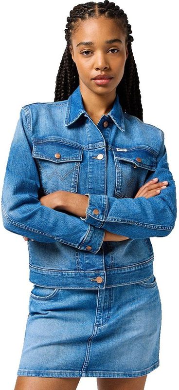 Wrangler Heritage Spijkerjas Blauw M Vrouw
