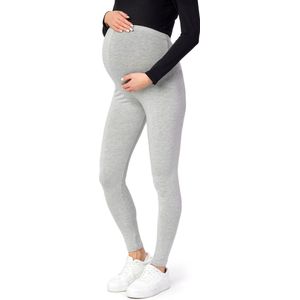 Be Mammy BE-Leggings-02 Dames Zwangerschapsleggings - Lang - Viscose - Elasthan - Gemêleerd - XL
