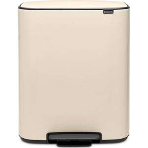 Brabantia Bo Prullenbak - 60 liter - Soft Beige