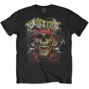 Guns N' Roses - Trashy Skull Heren T-shirt - M - Zwart