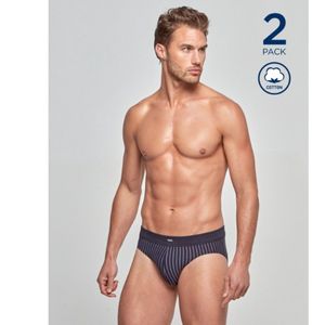 Impetus, slips, 2-pack, blauw gestreept, M
