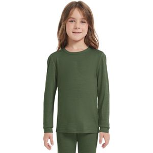 Thermische kinderonderhemd van 100% merinowol - Uniseks, lange mouwen, ideaal voor koud weer