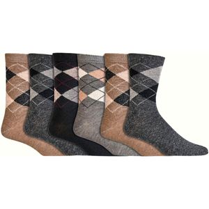 Damessokken | herensokken | met alpacawol | per 6 paar | diverse kleuren | maten 35-46
