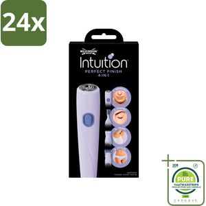 Wilkinson Sword - Trimmer - Intuition Perfect Finish 4-in-1 - Gezicht en Lichaam - 1 scheerapparaat - Voordeelverpakking - 24 stuks - Scheerapparaat - Trimmer