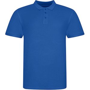 Herenpolo '100' met korte mouwen Royal Blue - XL