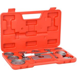 vidaXL Terugstel Gereedschapsset - Terugstel Gereedschapssets - Remklauwgereedschapsset - Remklauwgereedschapssets - 12-delige Remzuiger terugstel gereedschapsset