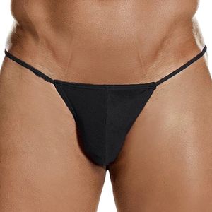 Sexy Heren G-String – Verleidelijke String Slip voor Mannen – One Size – Zwart – Ultra Comfortabel Ondergoed met Bikini Design