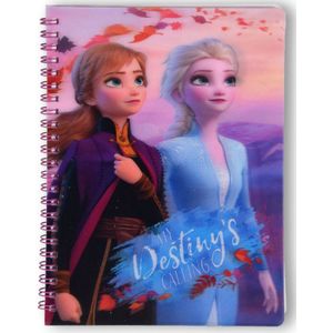 Frozen 2 Notitieboekje A5 voor Kinderen | 60 Pagina | Prinsessenmotieven en Betoverend Thema!