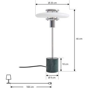 Lindby - Branford - Tafellamp - Groen - Glas - Vintage
