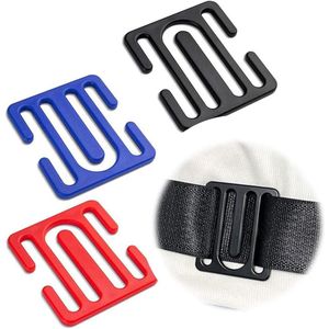 Inovra - Verstelbare autogordel-locks voor comfortabele schouderriem - 3 stuks (Zwart)